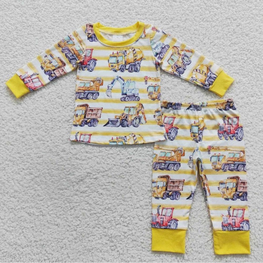 Construction crew kids outfit
